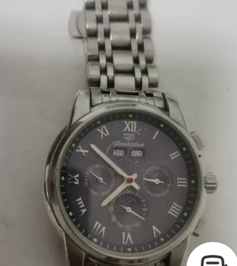 二手自动男表，走时正常，星期日历正常，直径...