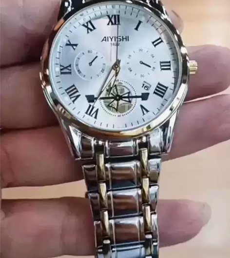 【专柜尾货】全自动石英表手表男士防水夜光日...