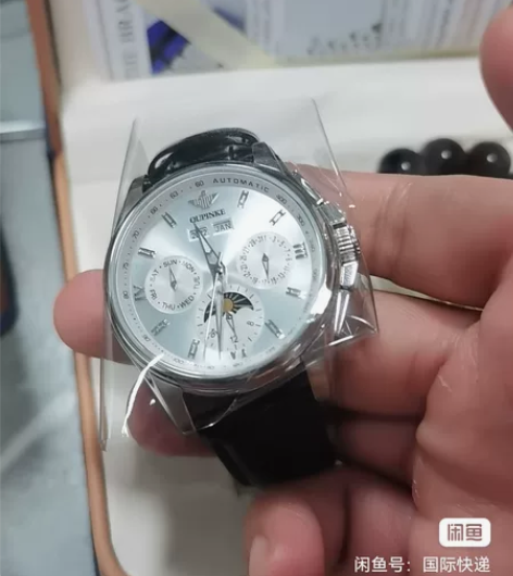 瑞士欧品客品牌名表正品镂空陀飞轮手表男士全...