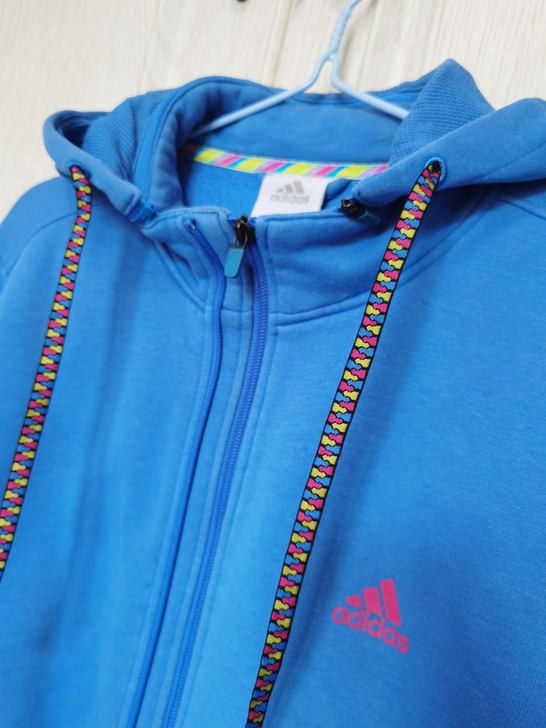 Adidas阿迪达斯开衫外套早秋连帽卫衣男...