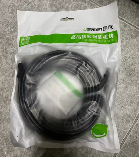 绿联六类千兆网线，10米25元/条，共四条...