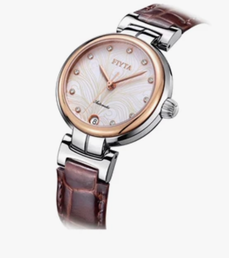 飞亚达 精致锆石点缀女表 全自动机械,老婆...