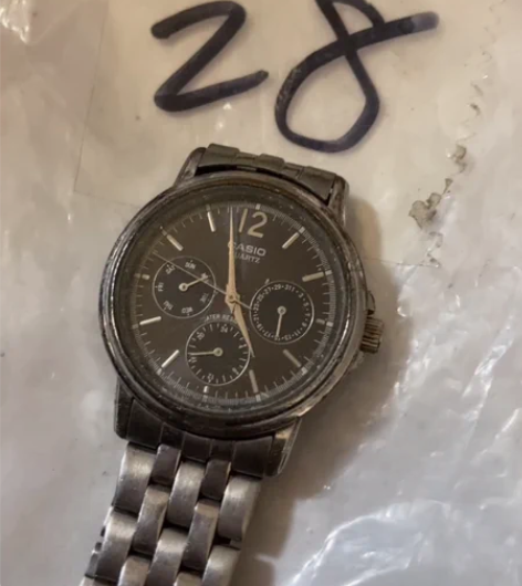 石英表进口多功能机芯看好实物走时正常功能完...