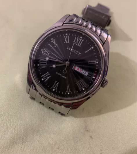 POSCER宝时捷石英表9层新，型号：M-...