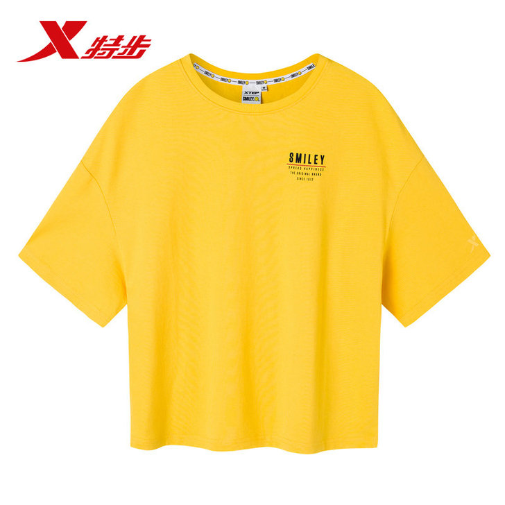 特步【Smiley联名款】特步短袖T恤女#...