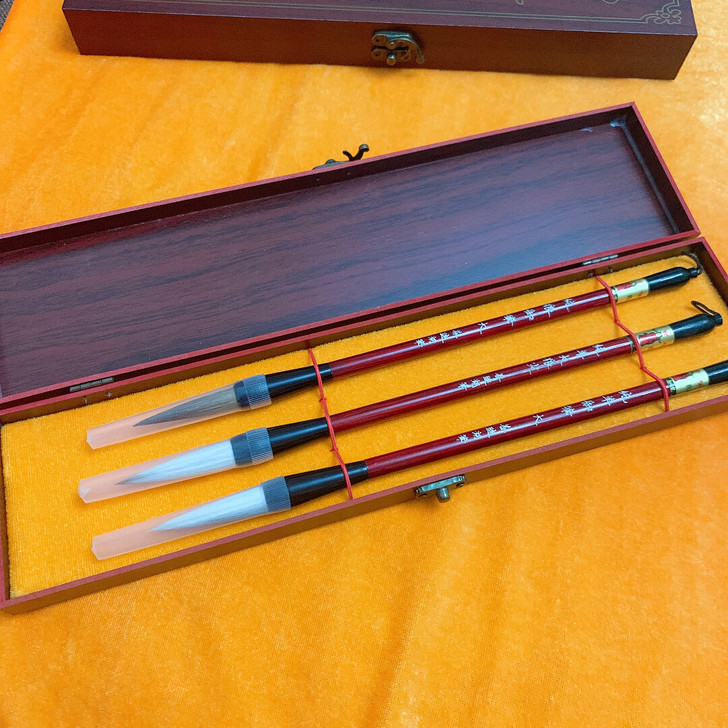 狼羊兼毫书法古德行草 笔头材质：兼毫笔 毛...