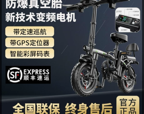 德国名顶国标折叠电动自行车锂电池代驾车小型...