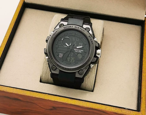 黑科技新款手表男大表盘多功能运动防水学生电...