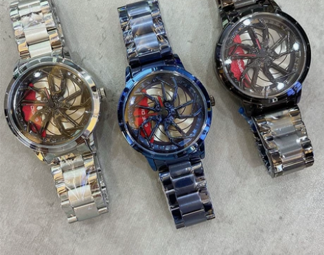 刹车轮毂手表，男士非机械TE卡钳，时来运转...