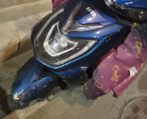 去年购入的的电动车，台铃电动车蓝色60V3...