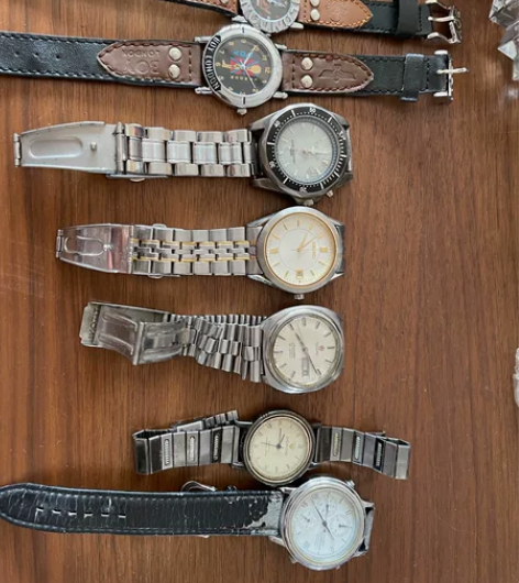 日本精工，瑞士梅花，卡西欧和国产钻石等名牌...