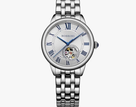 罗西尼女士镂空机械表型号5902(全国联保...