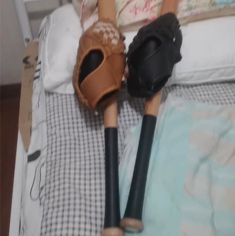 两根棒球棍+两个手套 感兴趣的话点“我想要...