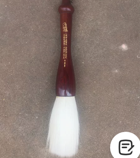 大斗笔抓笔写大字榜书毛笔，毛长14厘米左右...