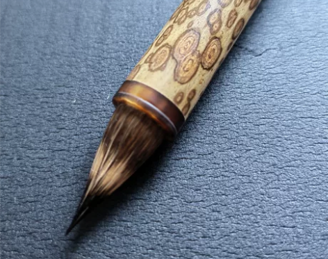 仿唐梅鹿竹紫毫鸡距笔 笔头:紫毫出锋:2....