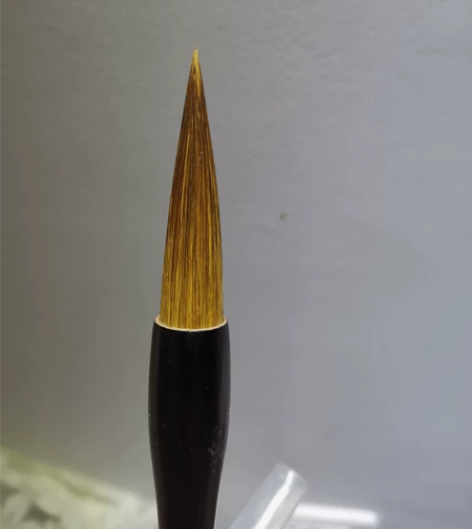 邹建勇笔庄，狼毫斗笔，峰长5.3，直径1....