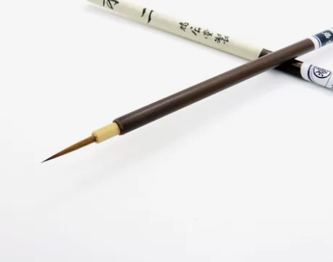 日本鸠居堂制不二细笔狼毫勾线笔