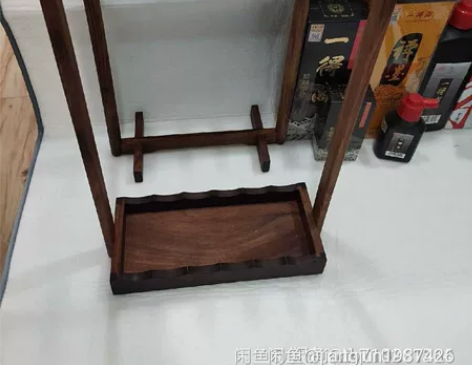 荣宝斋笔架 文房四宝 书法国画初学笔搁檀香...