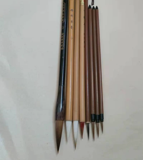国画毛笔套装专业全套工笔画勾线笔狼毫花鸟花...