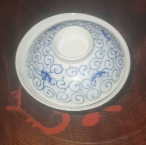 日本回流瓷器,柴烧老青花盖杯。老物件全品有...