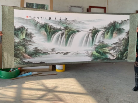 画院搬迁低价处理字画，国画山水画聚宝盆山水...