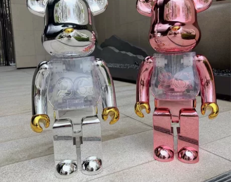 正确版彩盒镭射Bearbrick 1000...