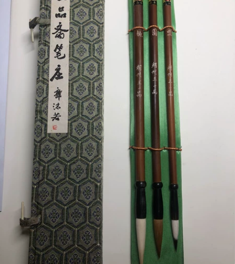 80年代王一品斋笔庄，桃园盟三支一套，桃口...