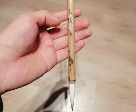 苏州湖笔出口产品纯羊毫玉兰蕊老毛笔一支，出...