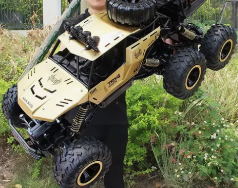 超大号四驱遥控汽车高速攀爬赛车儿童越野车充...