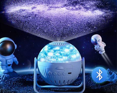 全新： 氛围灯星空投影仪星光儿童生日礼物银...