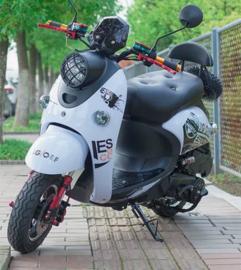 全新小龟摩托车125CC踏板车燃油助力车小...