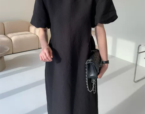 韩国chic法式小众春夏装极简主义宽松显瘦...