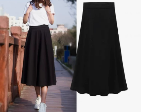 秋冬季半身裙女夏中长款韩版新款修身高腰a字...