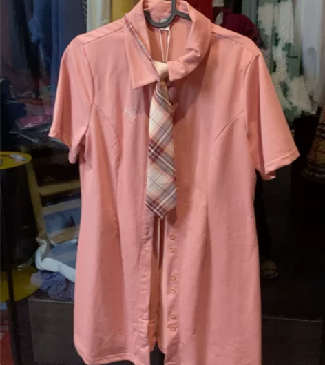 夏季学生连衣裙显瘦韩版修身中长款校园风jk...