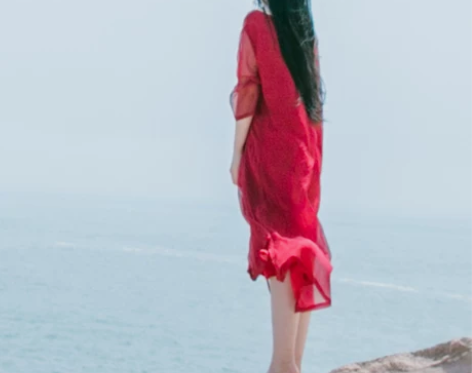 夏季连衣裙女小清新韩版时尚红色裙 有条搭配...