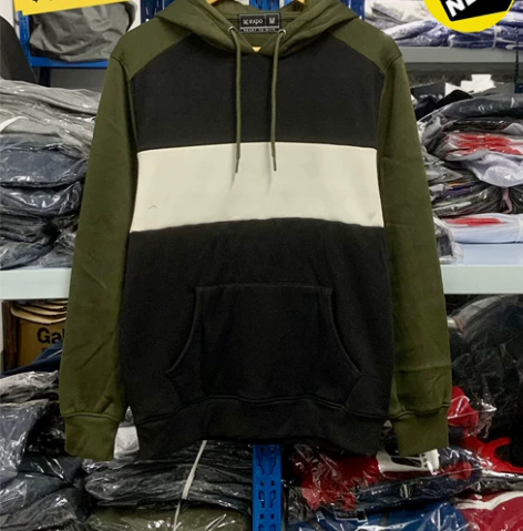 秋冬加绒连帽套头卫衣男 个别剪标无挂牌，保...