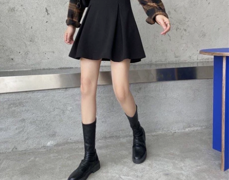 大码鱼骨裙胖MM高腰显瘦半身裙女秋冬半身裙...