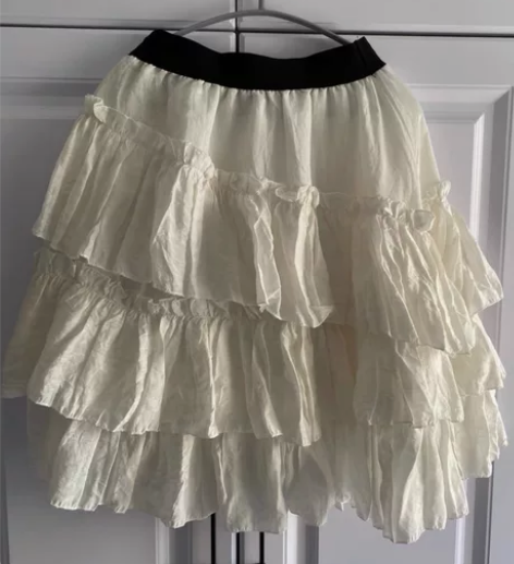 白色蛋糕裙 均码 全新
