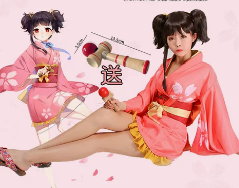 猫老师铁甲城的卡巴内瑞无名COS和服全套动...