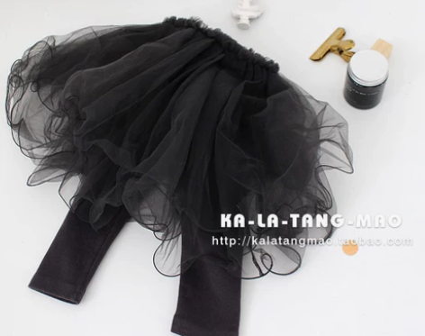 卡拉唐猫韩国进口童装品质敲洋气公主风蓬蓬纱...