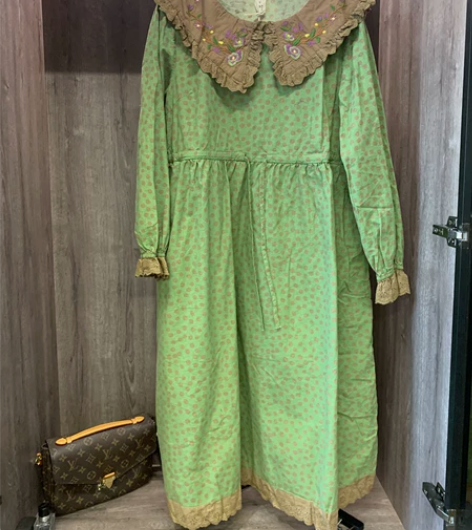 文艺森系棉麻刺绣连衣裙 很清新文艺~精致的...