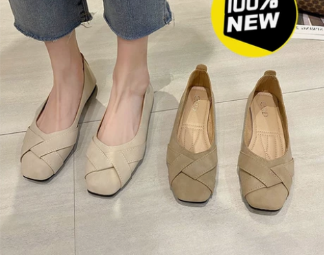 复古单鞋女2022年新款春秋仙女风温柔软底...