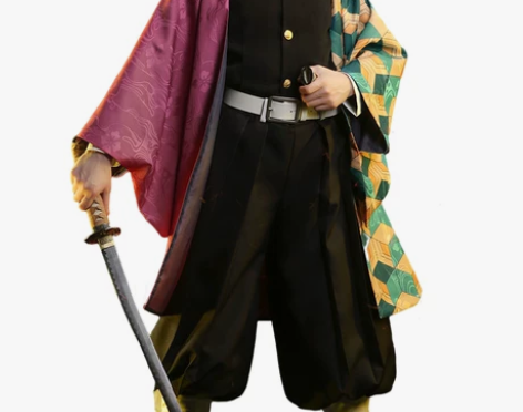 富冈义勇cos 前娘交换产物无木屐无刀其他...