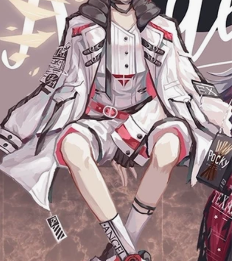 初兽猫 明日方舟德克萨斯能天使cospla...