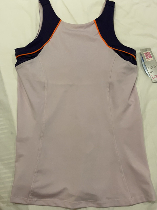 全新lucky in love 网球背心x...