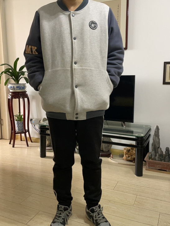 日系潮牌棒球棉衣男冬季韩版潮流加厚棉服男休...