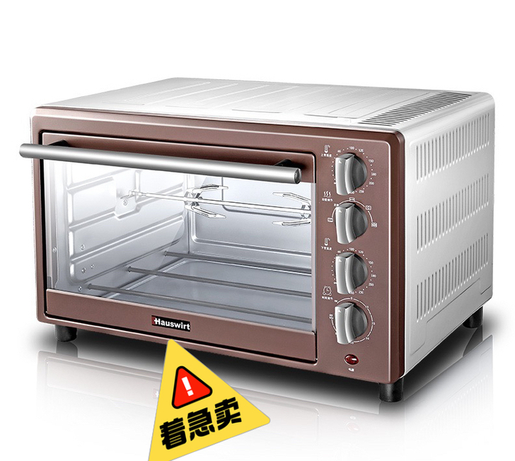 电烤箱，精准控温，带旋转烤，上下共4加热管...