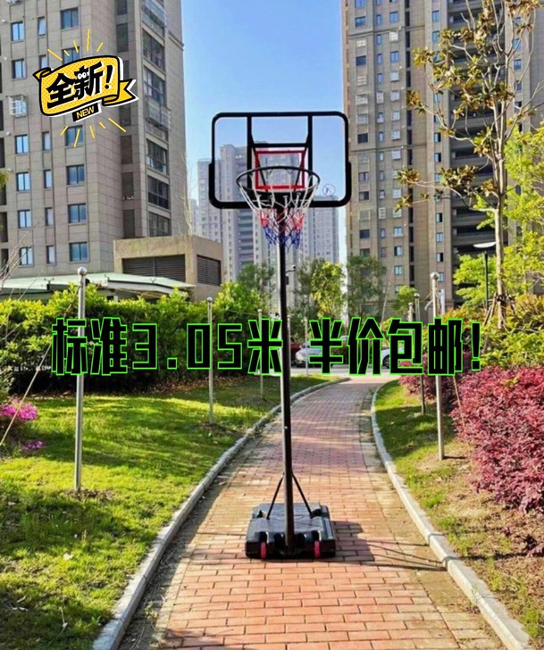 包邮半价出几个成人儿童3.05米篮球架室内...