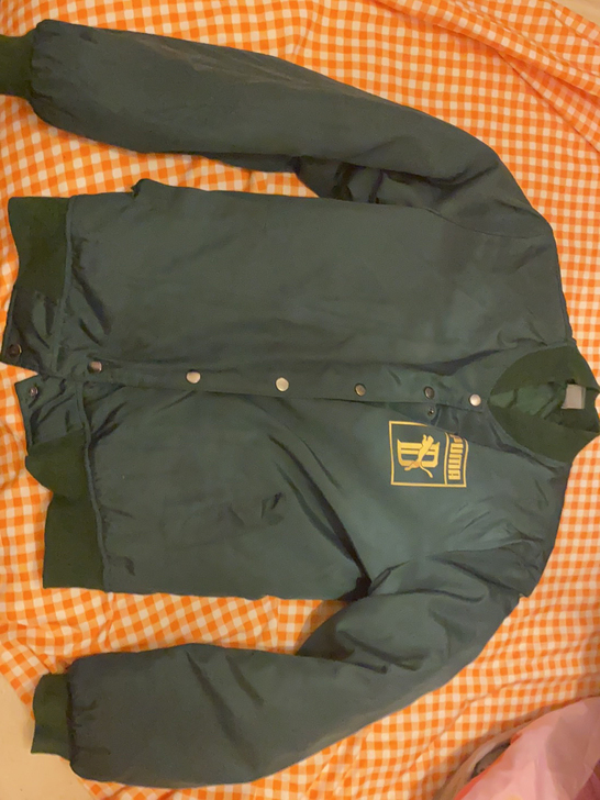 puma彪马夹棉棒球服 m码 我身高170...