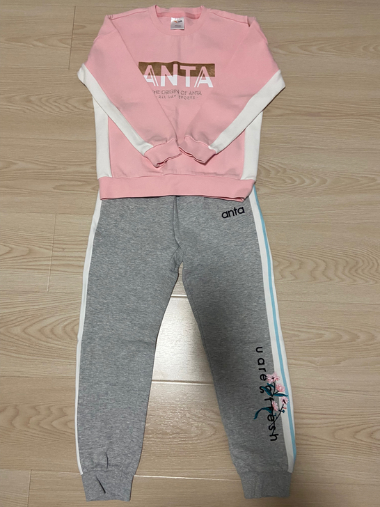女童 安踏套装 春秋款 正品 可分开卖 都...